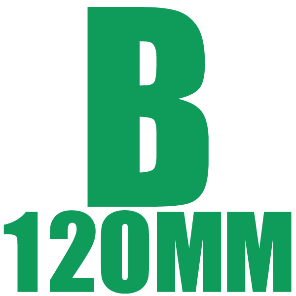 Reusable Static Cling Vinyl Letter 120mm